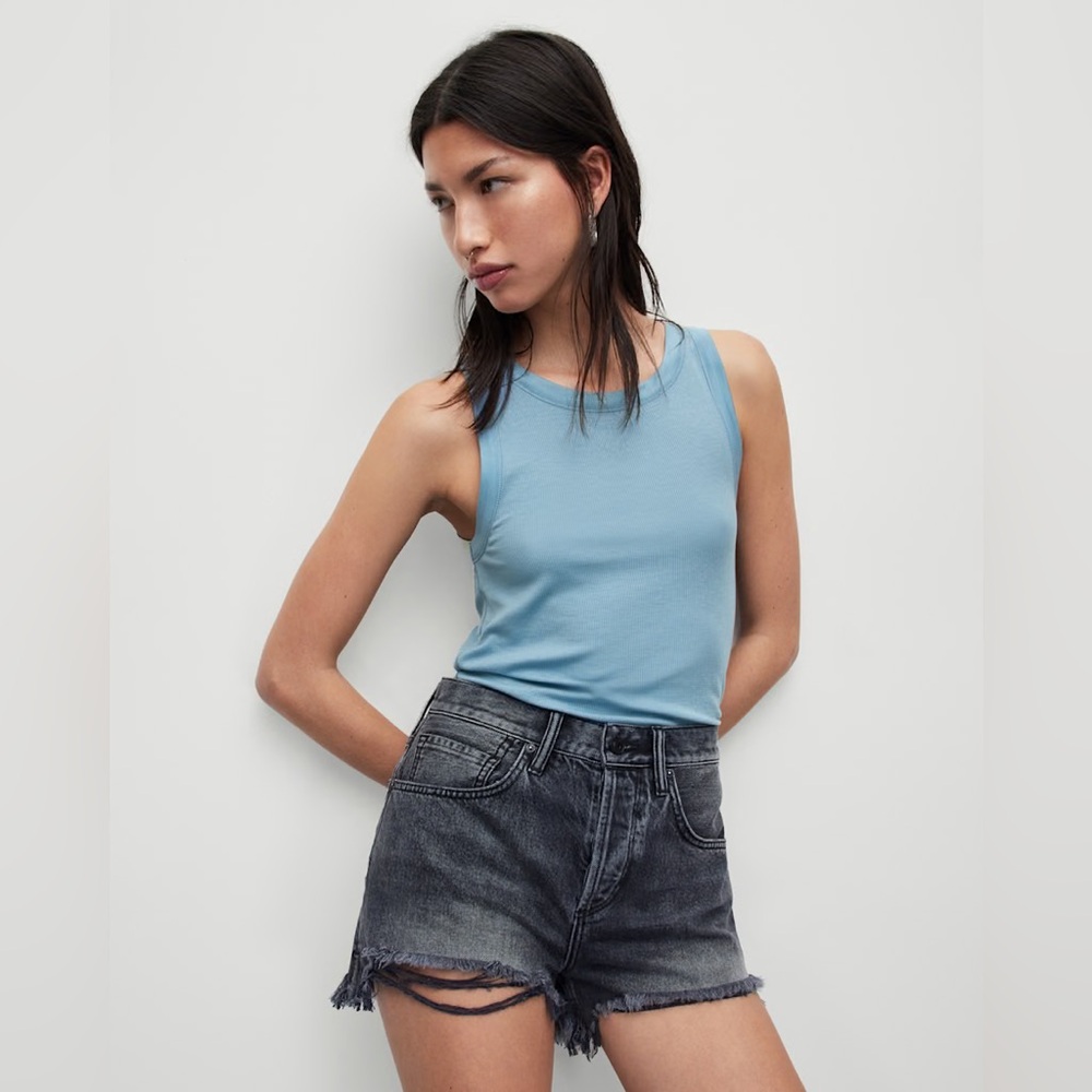 All Saints Rina Tank Sky Blue
